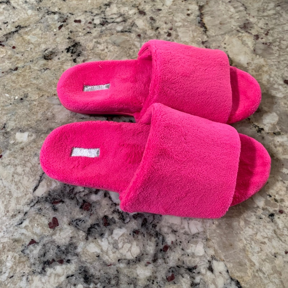 Vionic Pink Glow Dream Terry Slippers